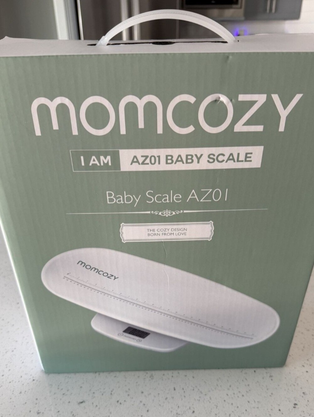 MomCozy Digital Baby Scale in White